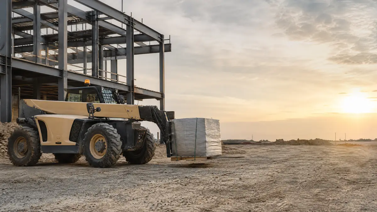 Telehandlers jobsite access in Charlotte